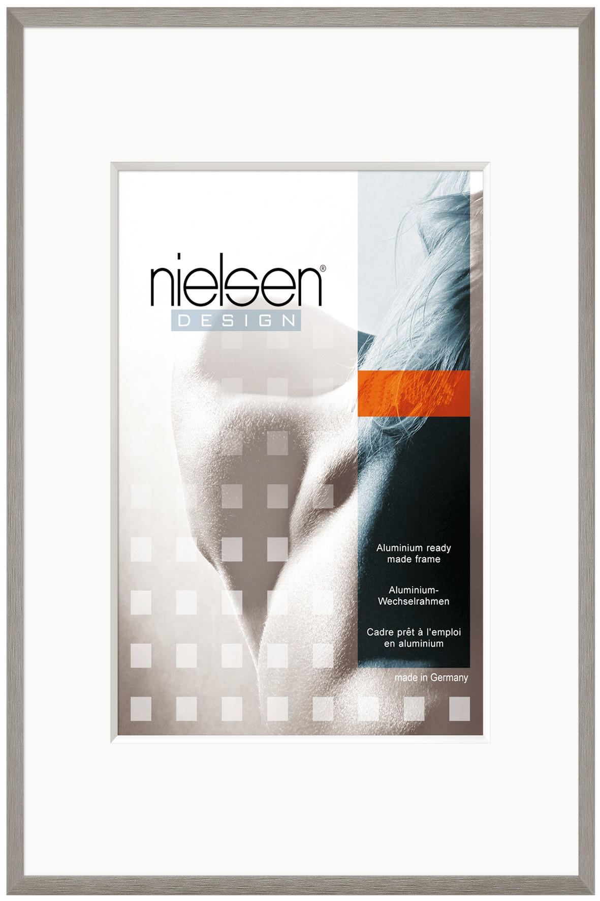 BILDERRAHMEN 30/40 cm  - Grau, Basics, Metall (30/40cm) - Nielsen
