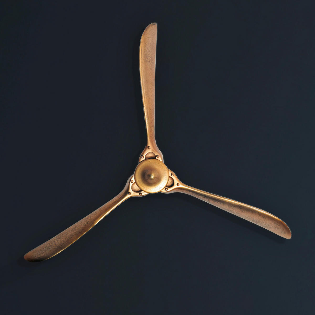 WANDDEKO  - Goldfarben, Design, Metall (85/85/10cm) - Livetastic