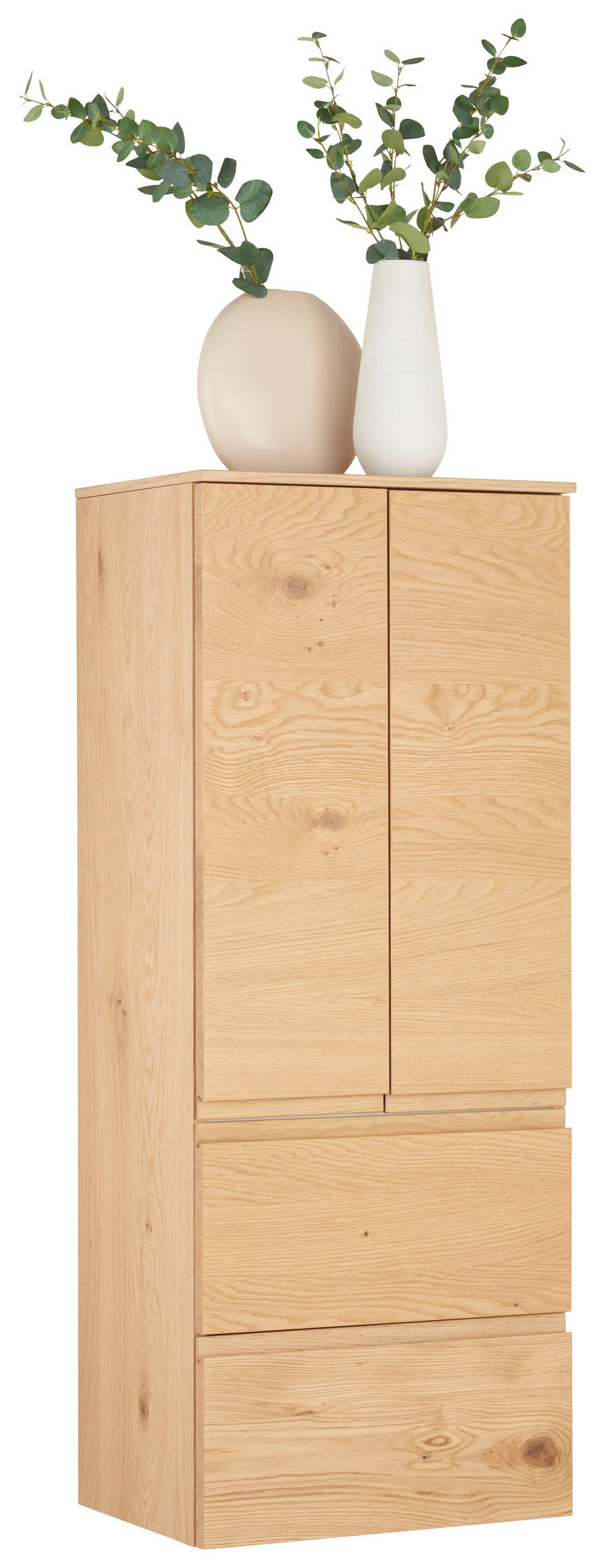 MIDISCHRANK 50/125/37 cm  - Eichefarben, Natur, Holz (50/125/37cm) - Novel