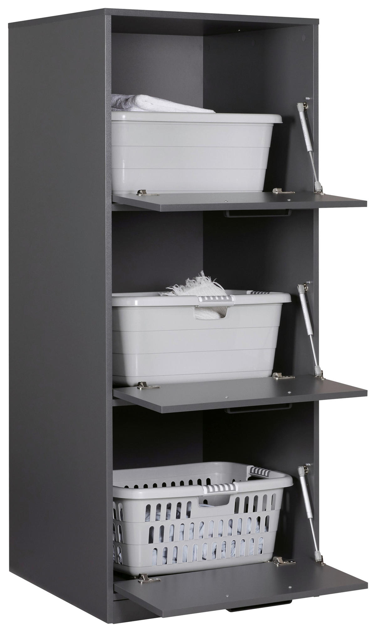 HAUSWIRTSCHAFTSRAUM 201/164/68 cm  in Anthrazit  - Anthrazit, MODERN, Holzwerkstoff (201/164/68cm) - home24