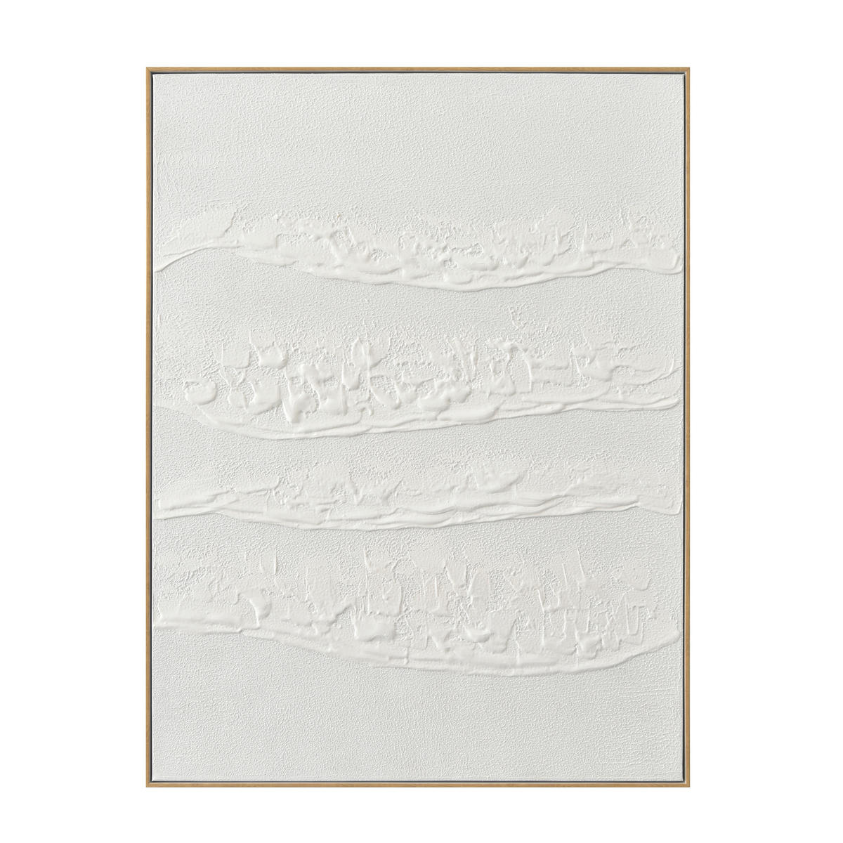 ÖLGEMÄLDE Abstraktes 90/120 cm  - Beige/Weiß, Design, Holz/Kunststoff (90/120cm) - Monee