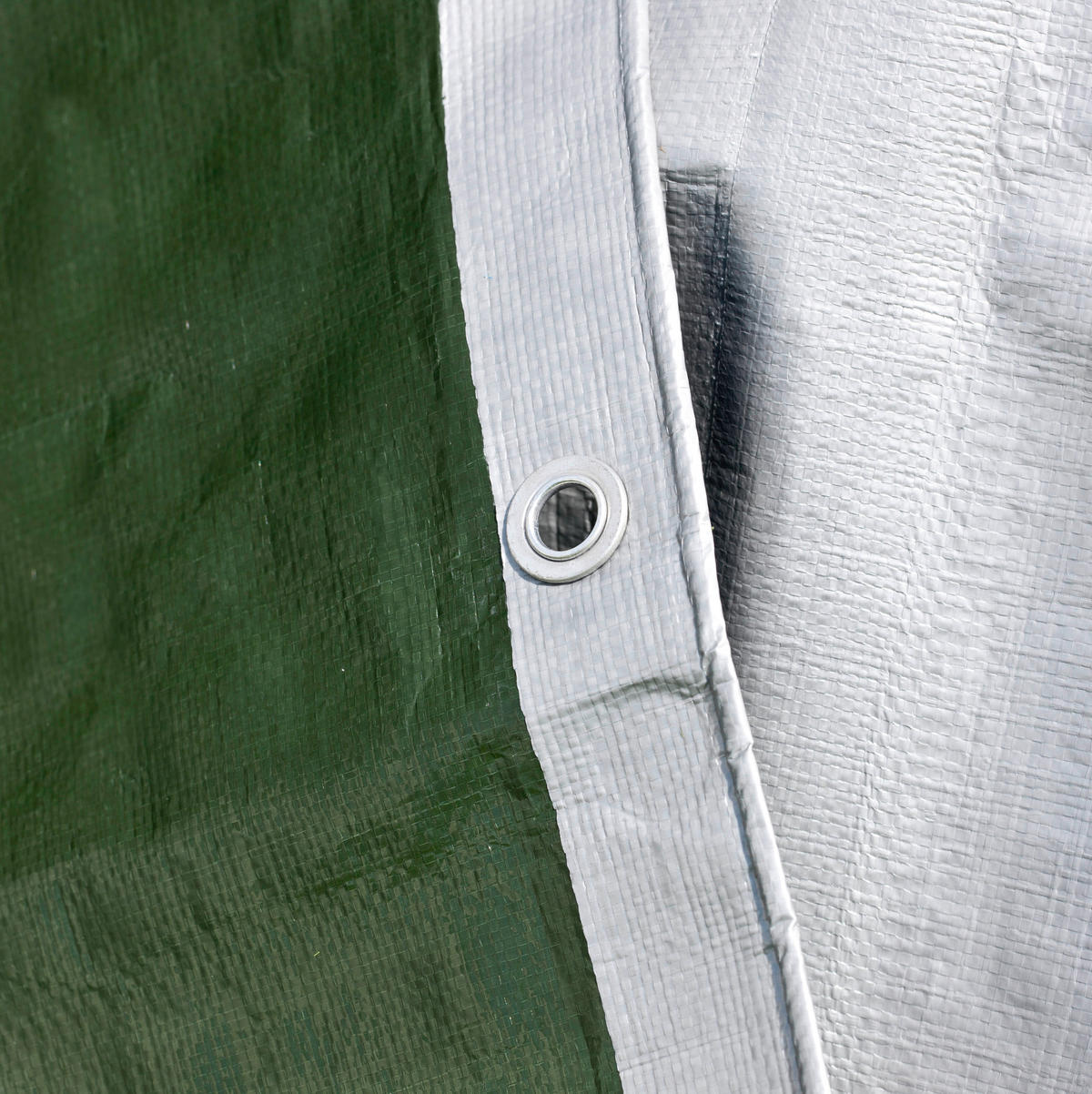 SCHUTZPLANE  - Silberfarben/Grün, Basics (1000/1200cm)