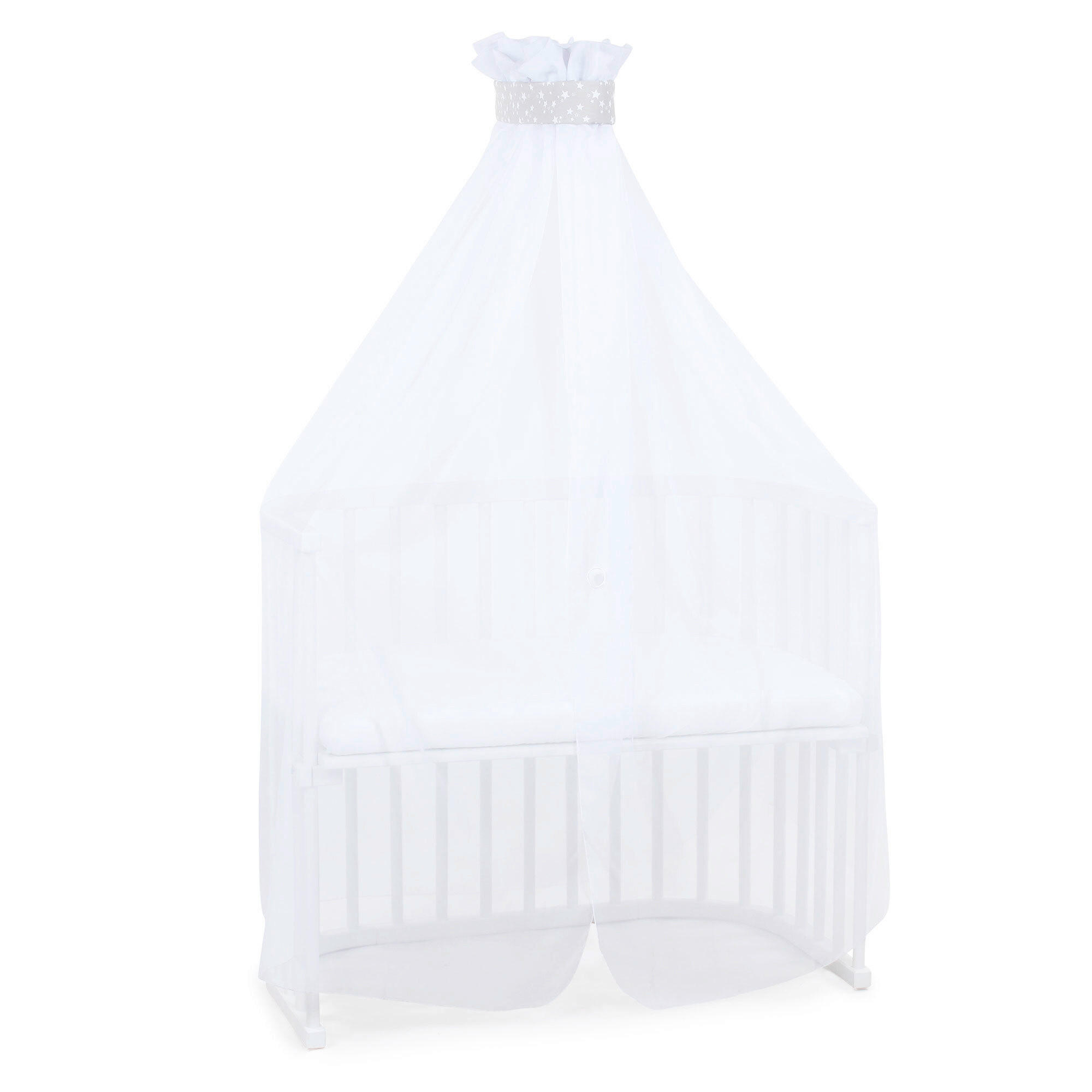 MOSKITONETZ  - Hellgrau, Basics, Textil (310/160/0,1cm) - Babybay