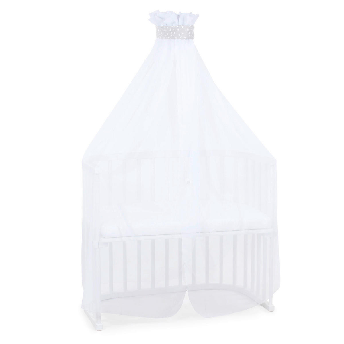 MOSKITONETZ  - Hellgrau, Basics, Textil (310/160/0,1cm) - Babybay