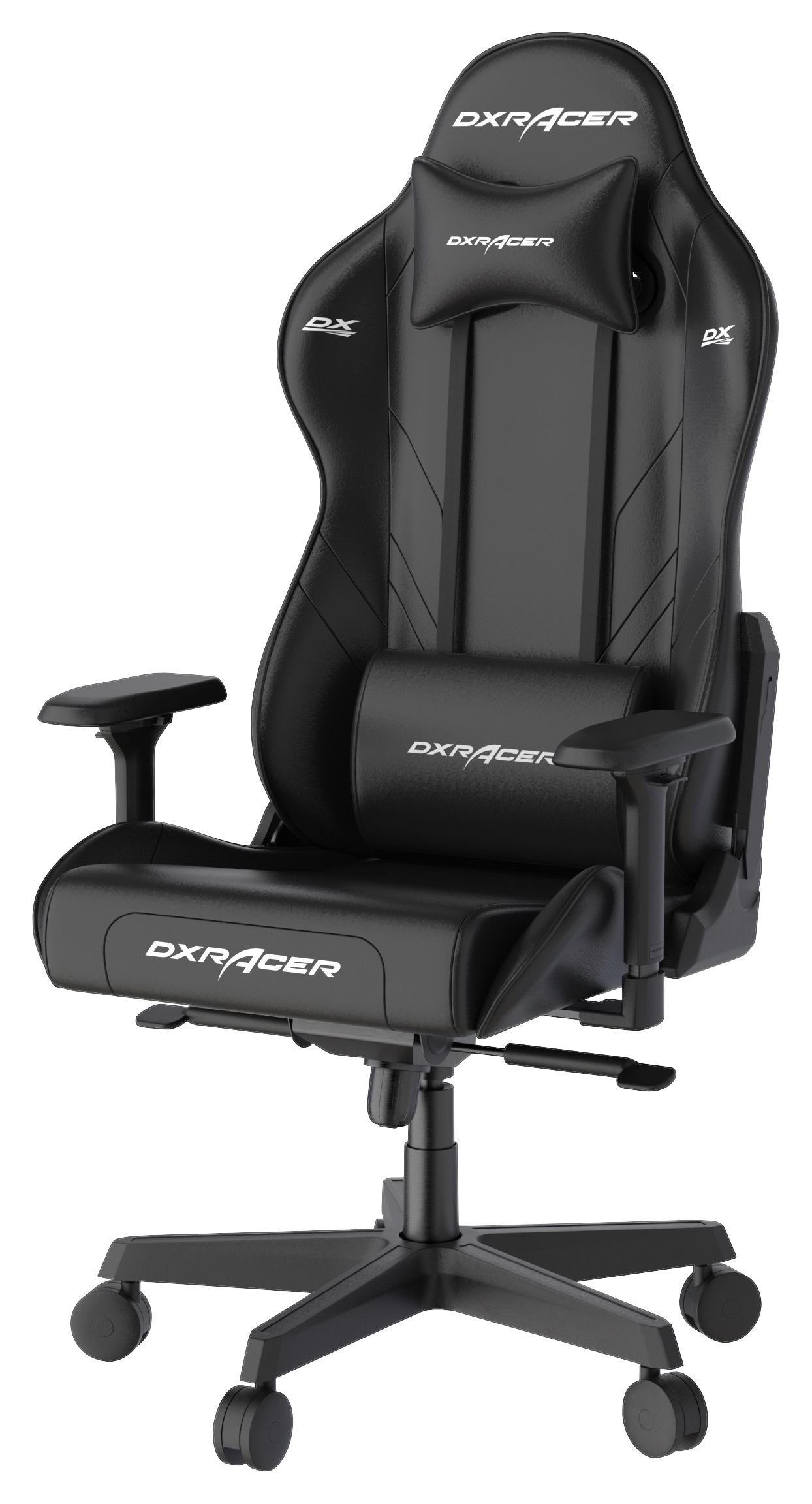 GAMINGSTUHL Schwarz Kunststoff, Textil - Schwarz, LIFESTYLE, Kunststoff/Textil (68/131/68cm) - Dxracer