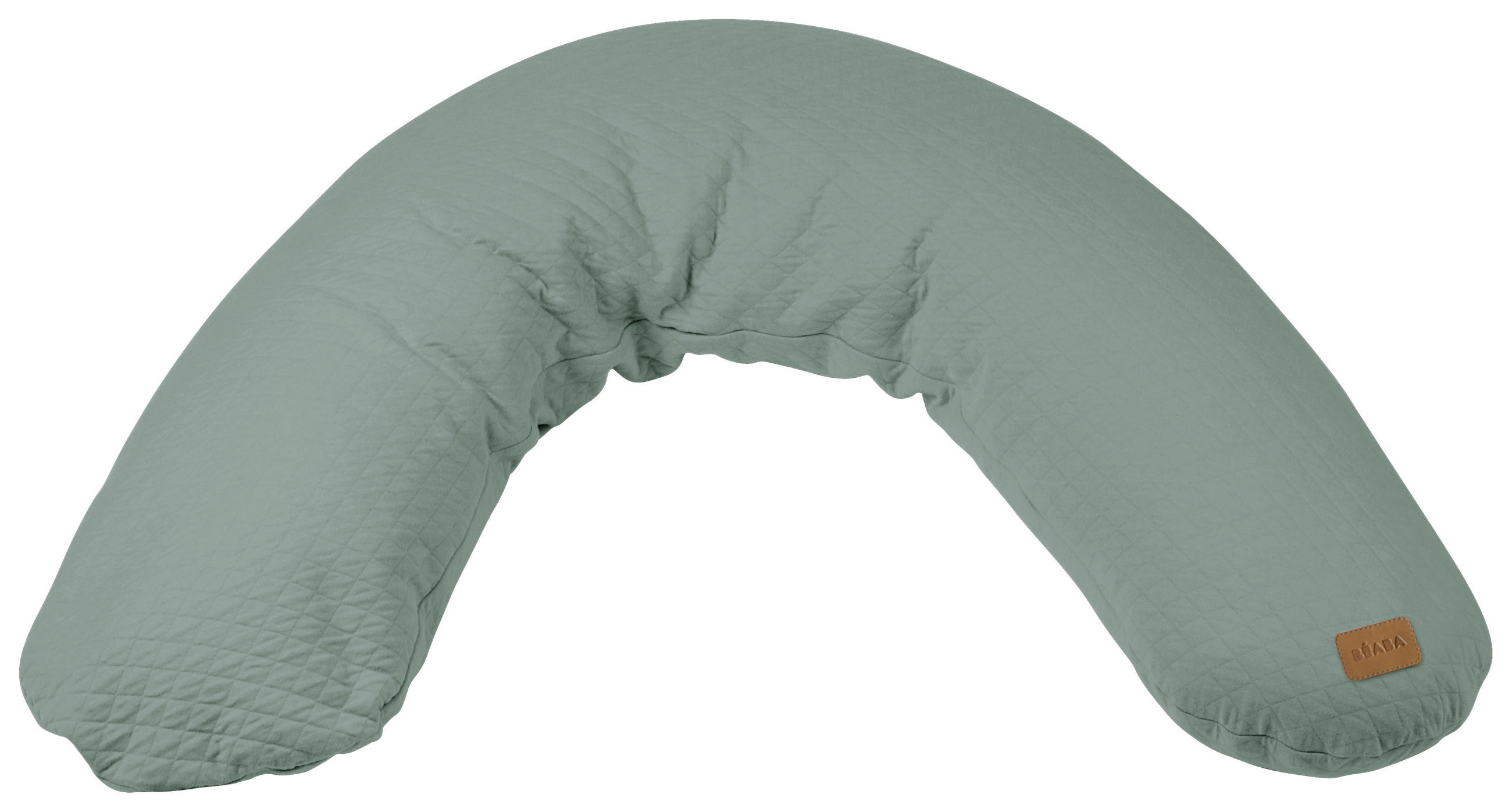 STILLKISSEN 170 cm Big Flopsy Fleur de Coton Salbeigrün   - Salbeigrün, Basics, Kunststoff (170cm) - Beaba