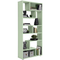 DELIACA STENA, svetlozelená, 92/202/30 cm - čierna/svetlozelená, Modern, kov/kompozitné drevo (92/202/30cm) - Hom`in