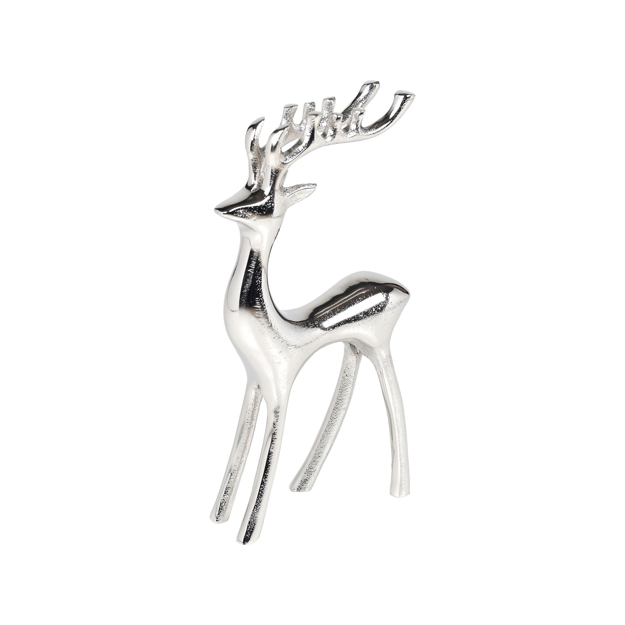 DEKORENTIER - Nickelfarben, Lifestyle, Metall (14,5/27,5/6cm) - X-Mas