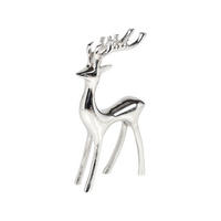 DEKORENTIER - Nickelfarben, Lifestyle, Metall (14,5/27,5/6cm) - X-Mas