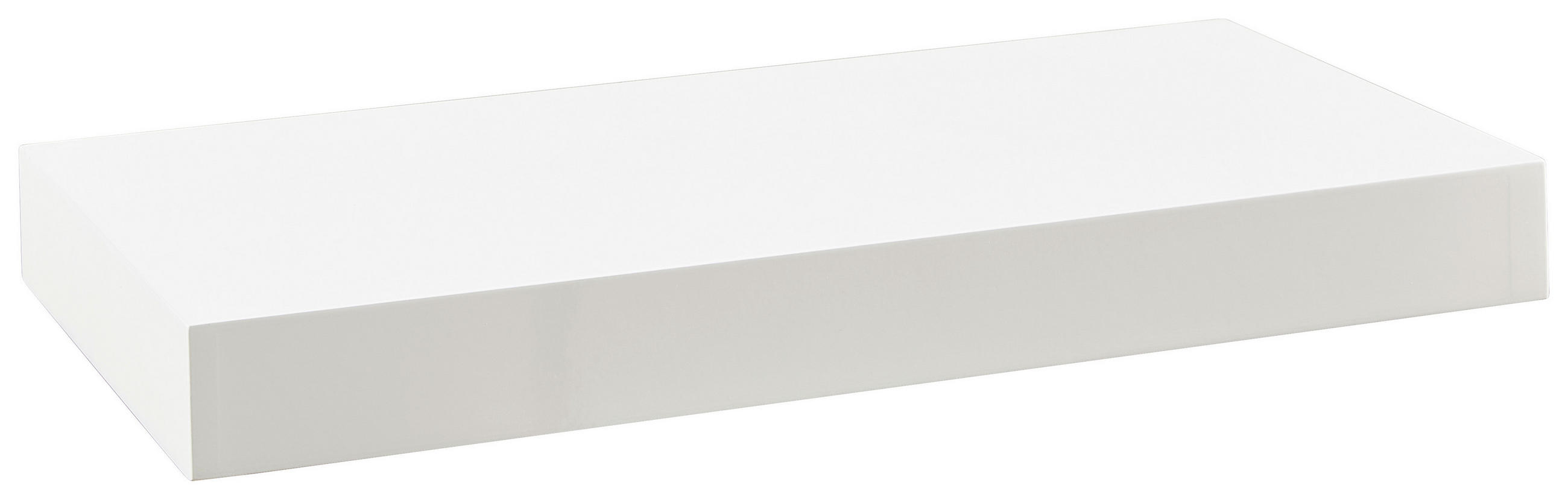 WANDBOARD in 50/5/25 cm Weiß Hochglanz  - Weiß Hochglanz, Basics, Holzwerkstoff (50/5/25cm) - Xora