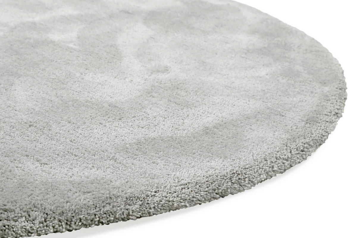 HOCHFLORTEPPICH 120 cm Emilia Hellgrau  - Hellgrau, KONVENTIONELL, Textil (120cm) - WECON HOME BASIC