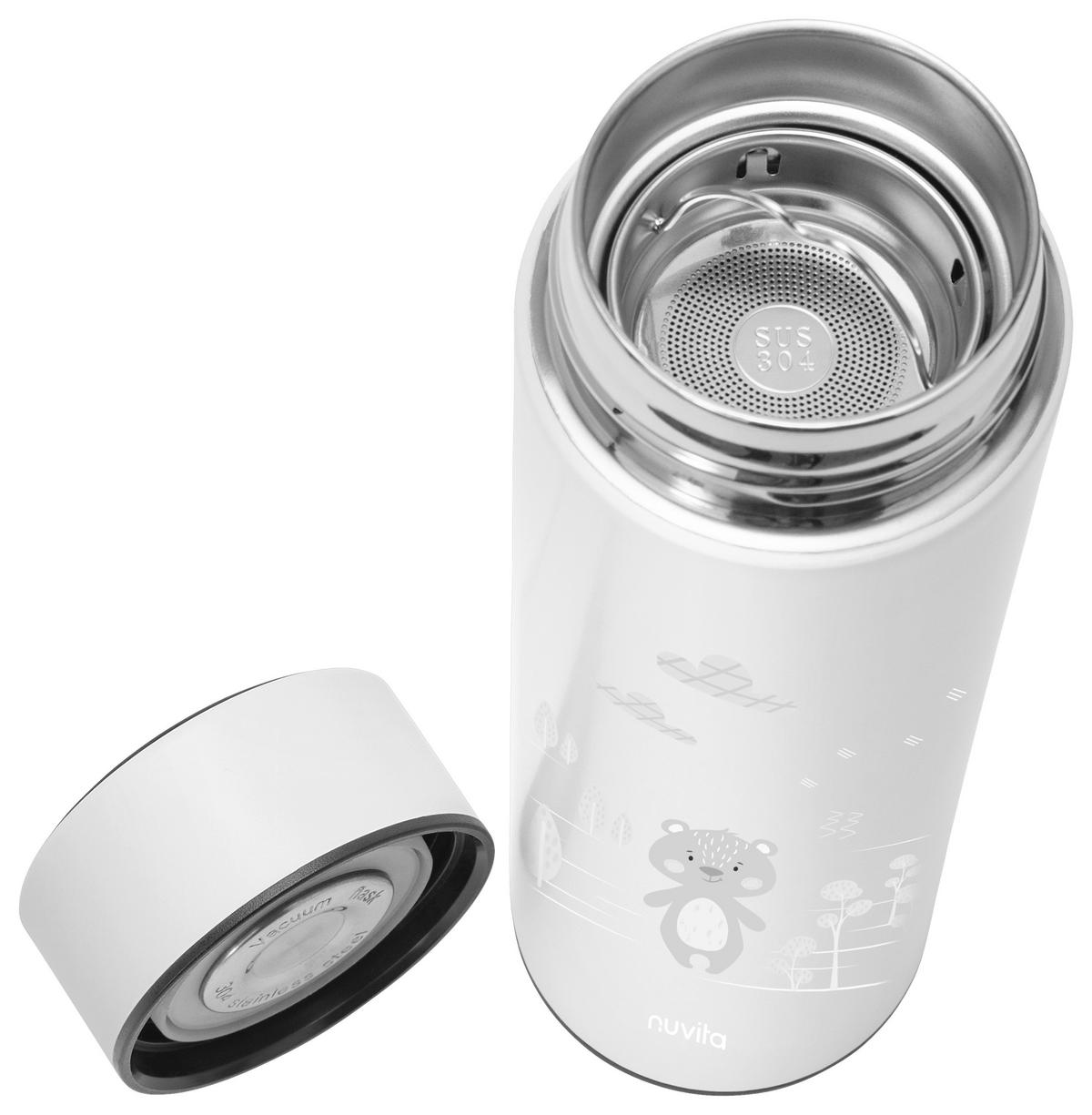 ISOLIERFLASCHE Nuvita 0,5 l  - Basics, Metall (7/23/7cm)