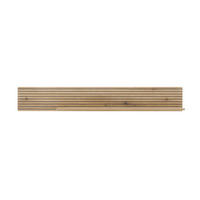 WANDBOARD Holzwerkstoff Eichefarben  - Eichefarben, Design, Holzwerkstoff (150/22/21cm) - MID.YOU