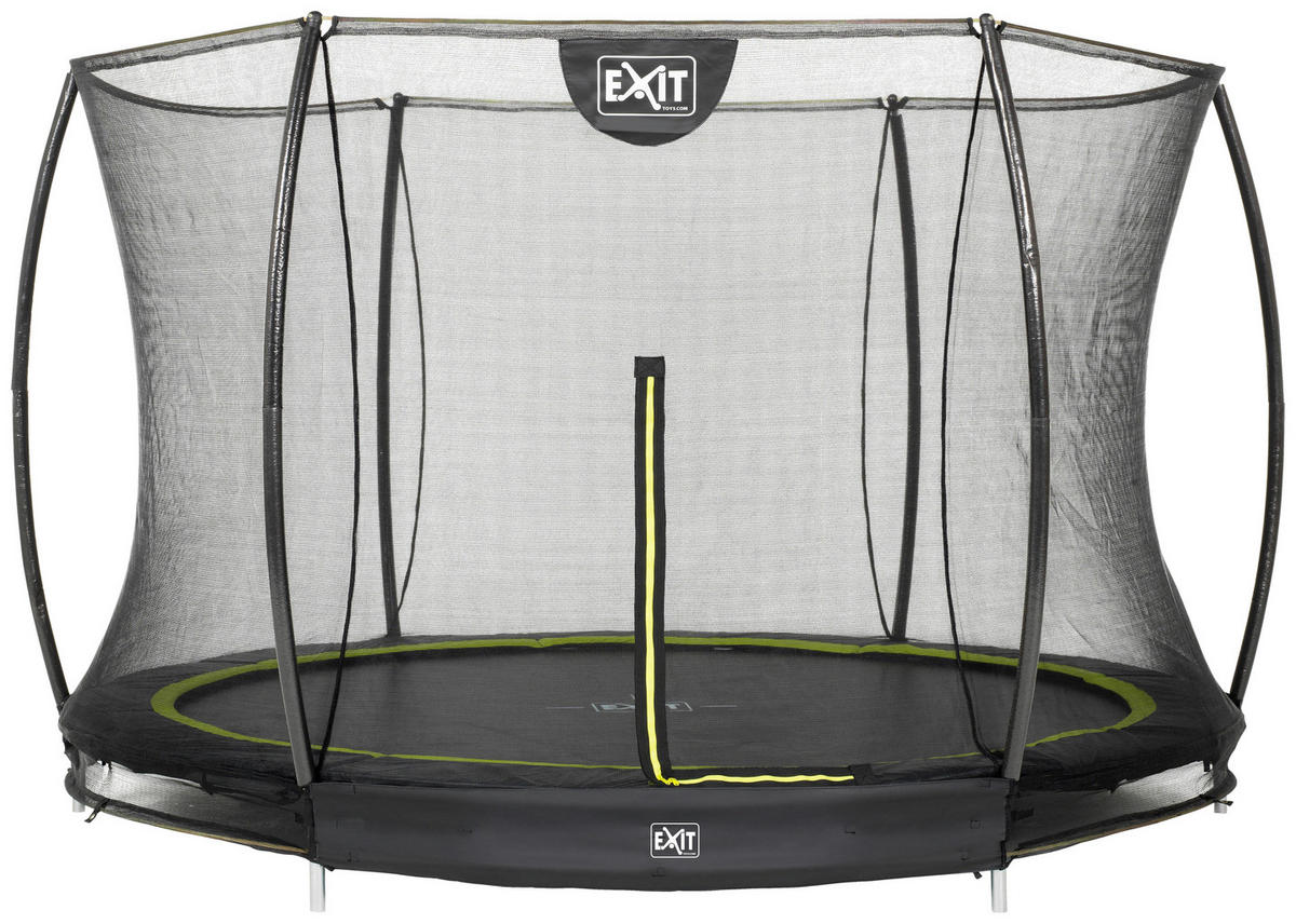 TRAMPOLIN EXIT GROUND Ø305 305/203 cm  - Schwarz, KONVENTIONELL, Kunststoff/Metall (305/203cm) - EXIT Toys