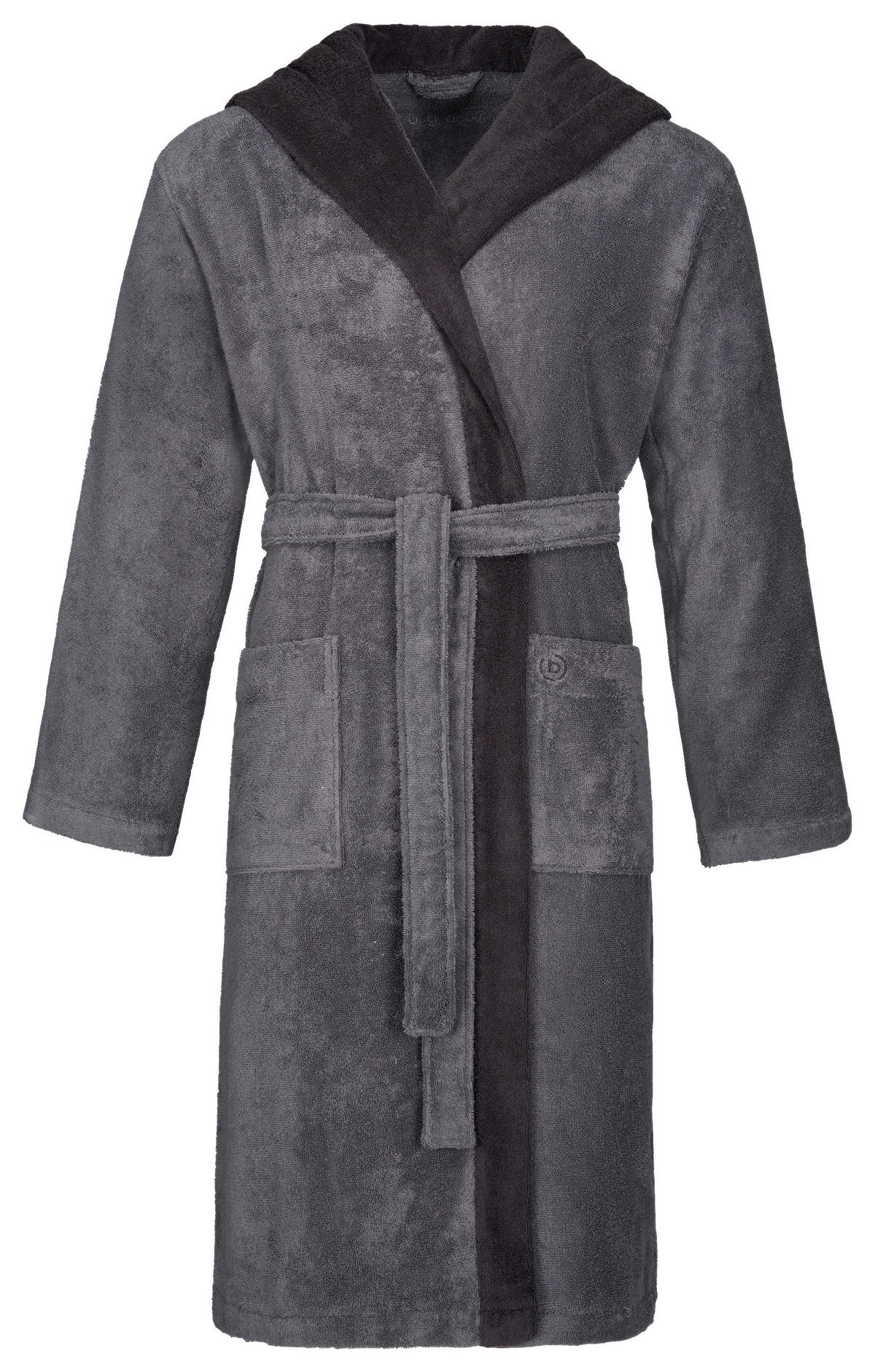 BADEMANTEL Stefano  - Grau, KONVENTIONELL, Textil (Snull) - Bugatti