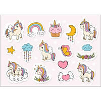 WANDTATTOO  - Multicolor, Basics, Kunststoff (25/35/0,10cm) - Euroart