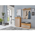 GARDEROBE 5-teilig  in 160/195/40 cm  - Taupe/Eichefarben, Design, Holz/Holzwerkstoff (160/195/40cm) - Novel