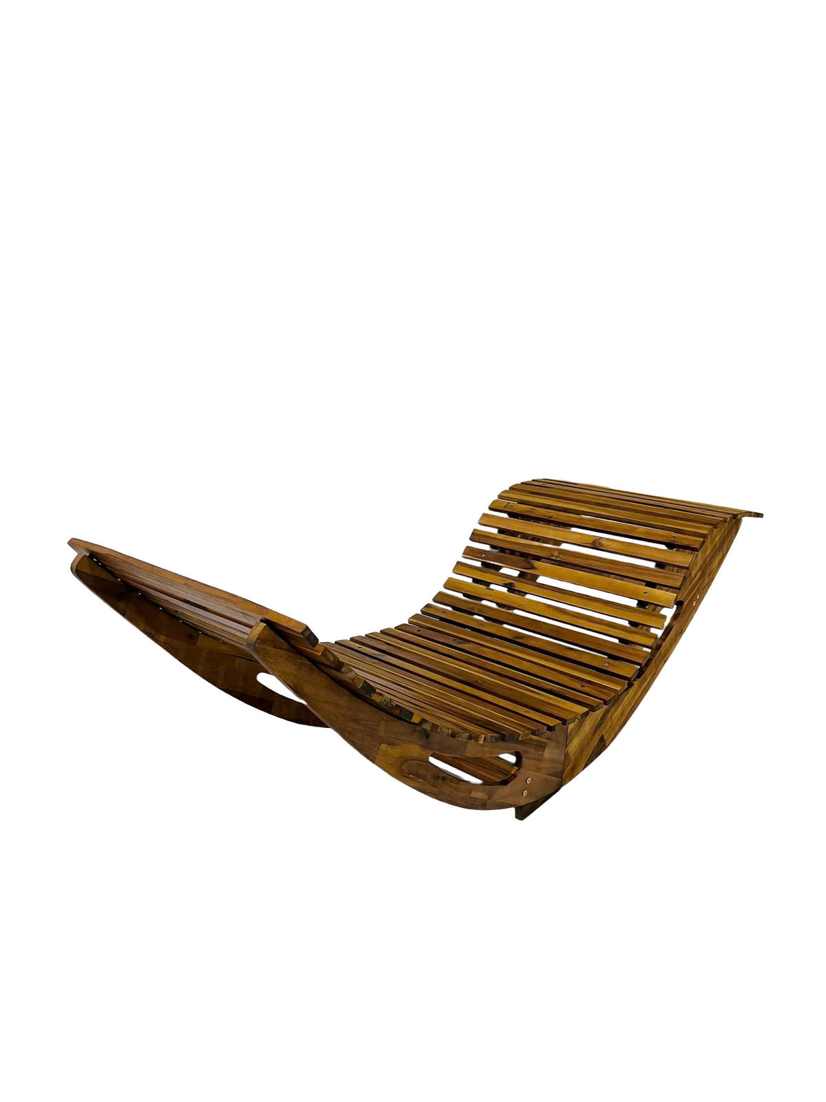 SCHAUKELLIEGE  - Akaziefarben, Basics, Holz (156/60/72cm)
