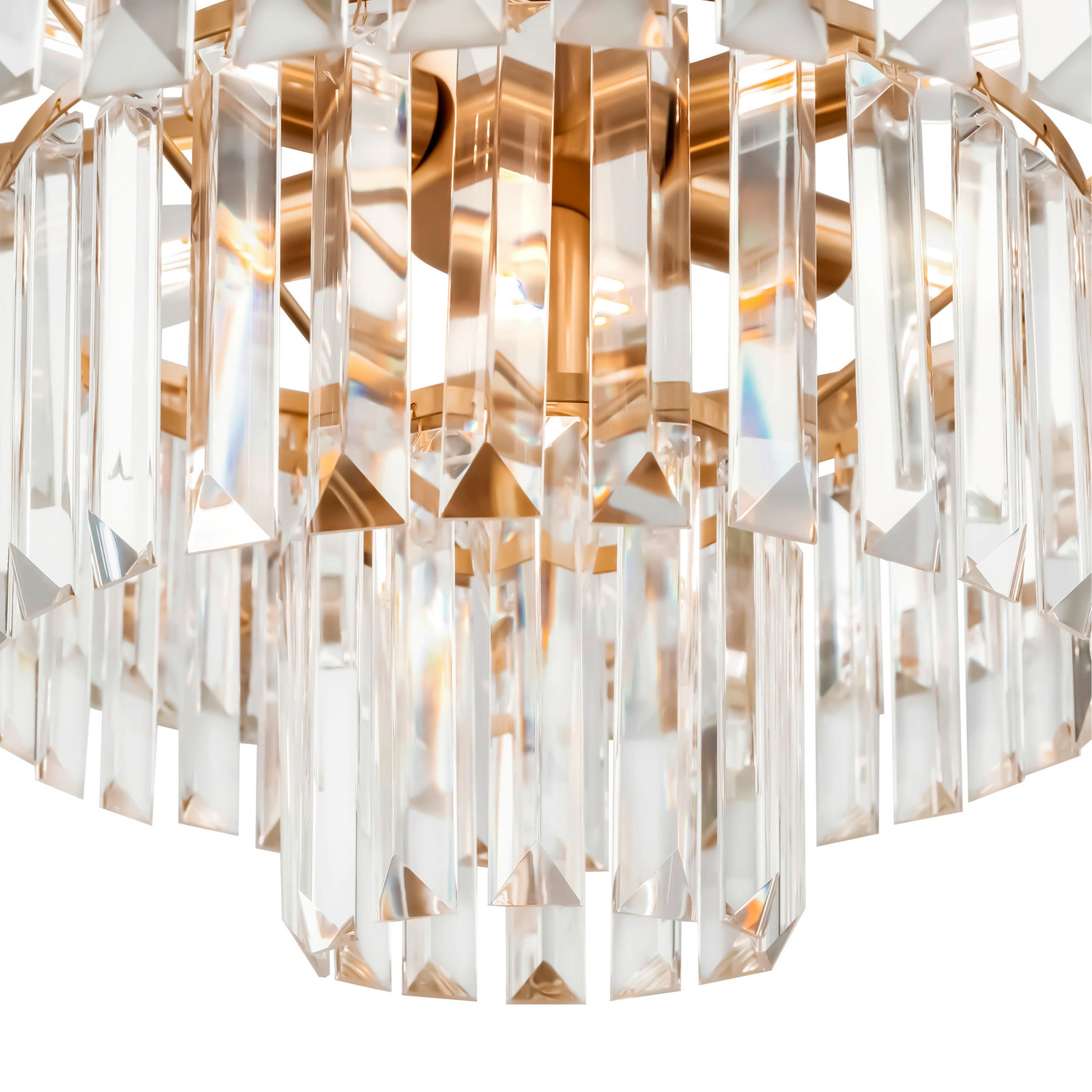 PENDELLEUCHTE 50/40/50 cm   - Messingfarben, Trend, Glas/Metall (50/40/50cm) - MAYTONI