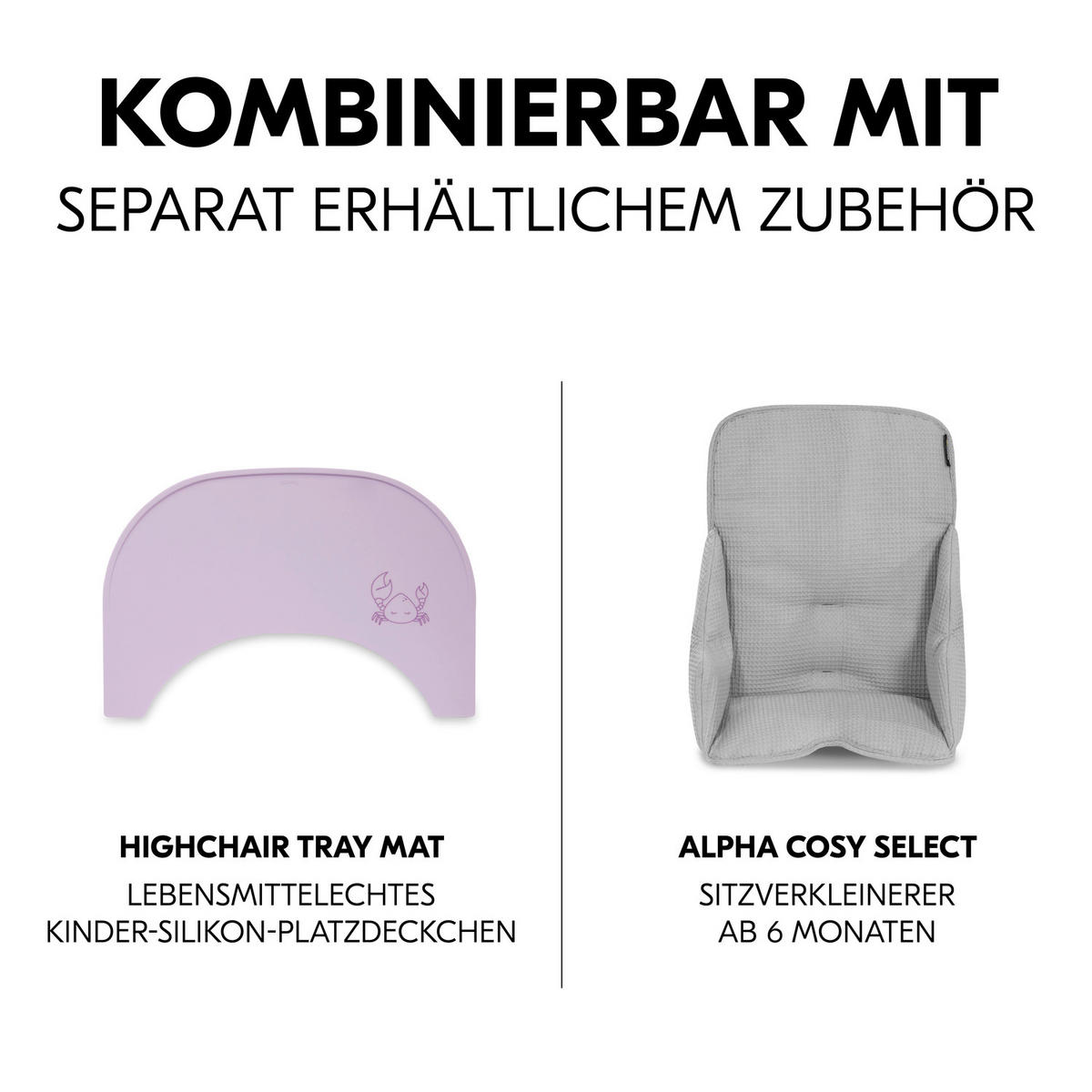 ESS- UND SPIELBRETT Arketa  - Weiß, Basics, Kunststoff (46/4/49cm) - Hauck