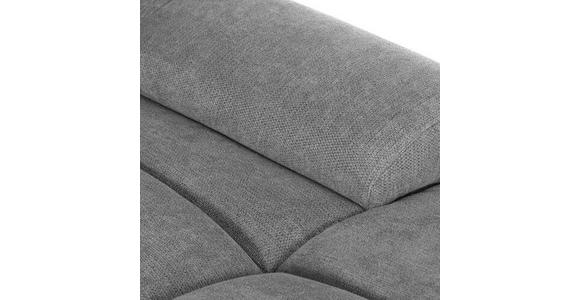 ECKSOFA in Flachgewebe Grau  - Dunkelgrün/Schwarz, KONVENTIONELL, Textil/Metall (291/175cm) - Carryhome