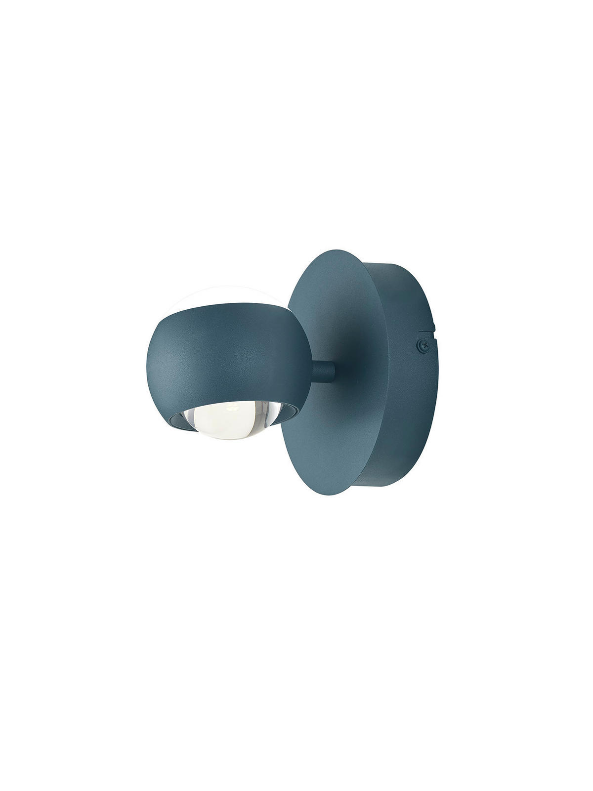 LED-WANDLEUCHTE Cannon 14,5/14,5 cm   - Blau, KONVENTIONELL, Metall (14,5/14,5cm) - Musterring