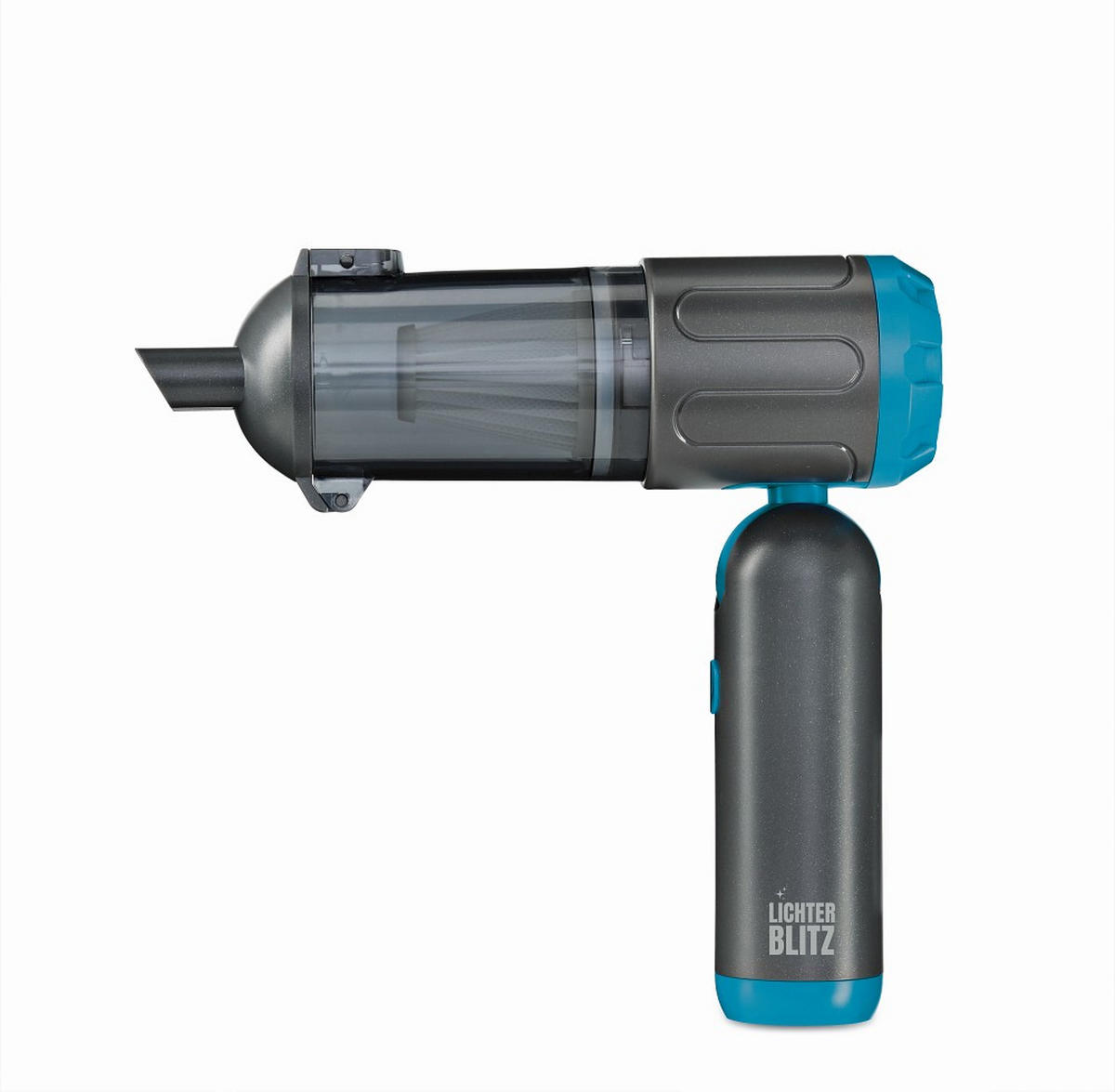 AKKU-HANDSTAUBSAUGER  - Blau/Grau, Basics, Kunststoff (21,5/6,5/20,8cm) - Lichterblitz