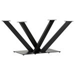 TISCHGESTELL Schwarz   - Schwarz, Design, Metall (150/70/73cm) - Landscape