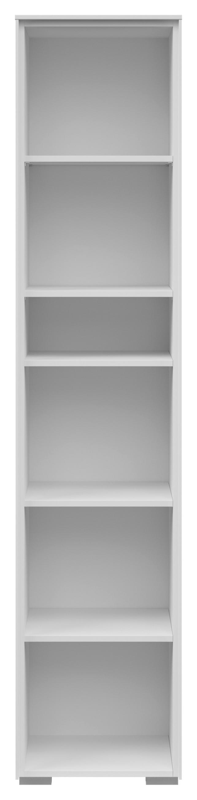 AKTENREGAL Weiß  - Weiß, KONVENTIONELL, Holzwerkstoff (43/199/37cm) - Voleo