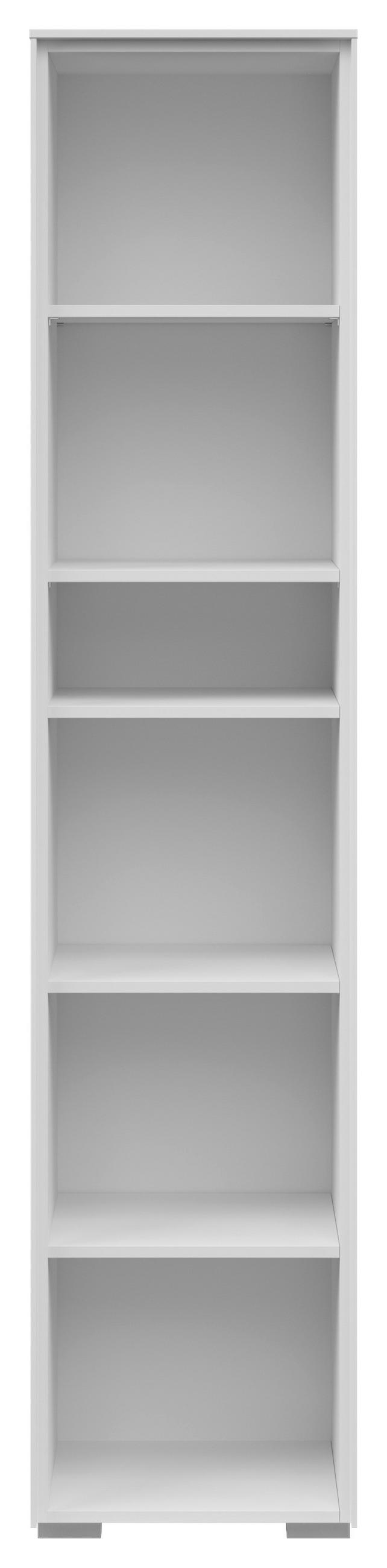 AKTENREGAL Weiß  - Weiß, KONVENTIONELL, Holzwerkstoff (43/199/37cm) - Voleo