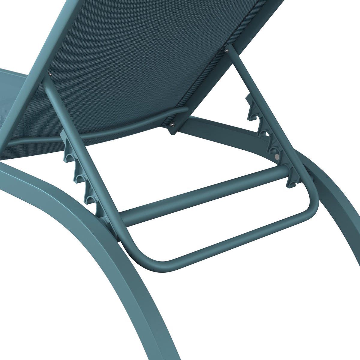 KERTI NAPOZÓÁGY 198/87/62 cm  - kék/zöld, Design, textil/fém (198/87/62cm) - Ambia Garden