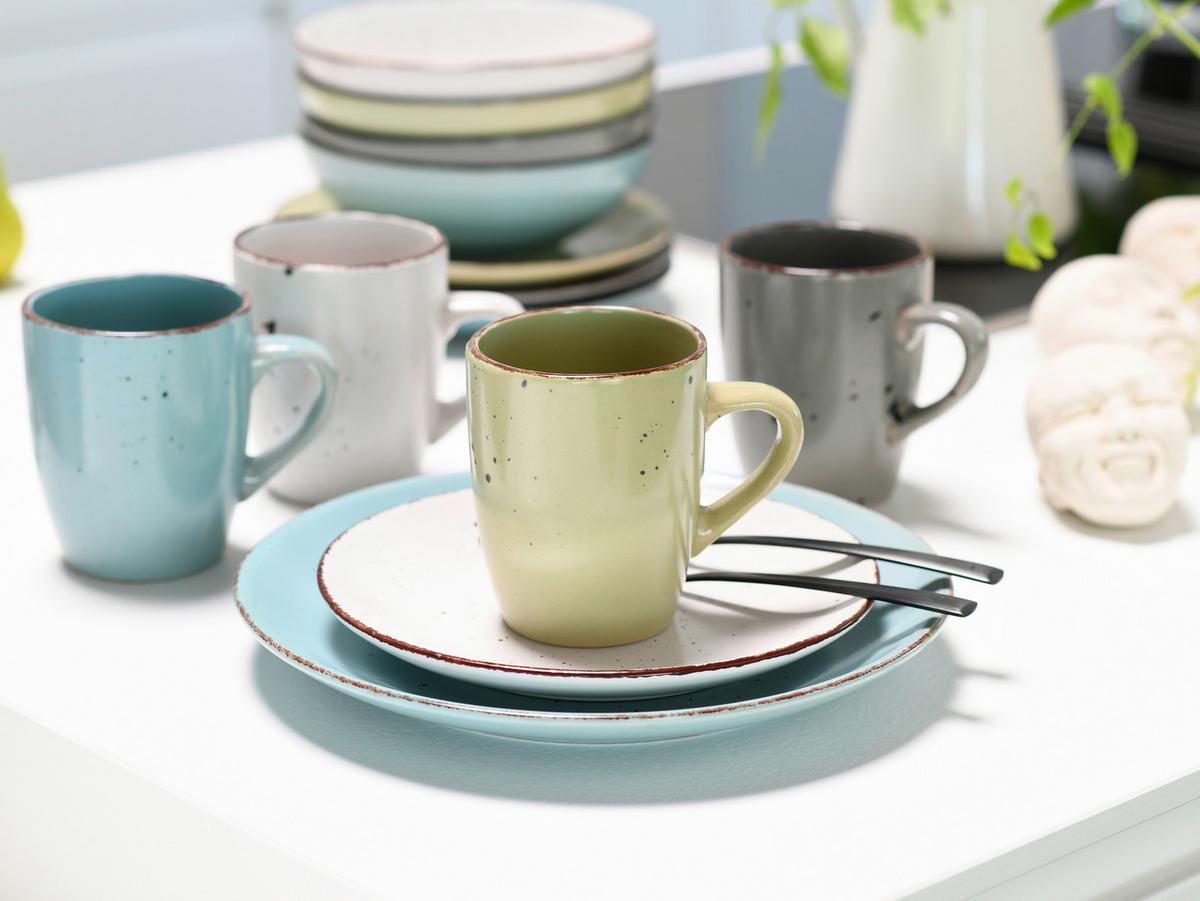 KOMPLETT SERVIS Fashion 16 delar  - multicolor, Klassisk, keramik - Creatable