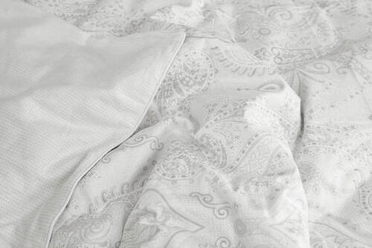 BETTWÄSCHE 2-teilig Satin 135/200 cm  - Weiß, Basics, Textil (135/200cm) - Musterring