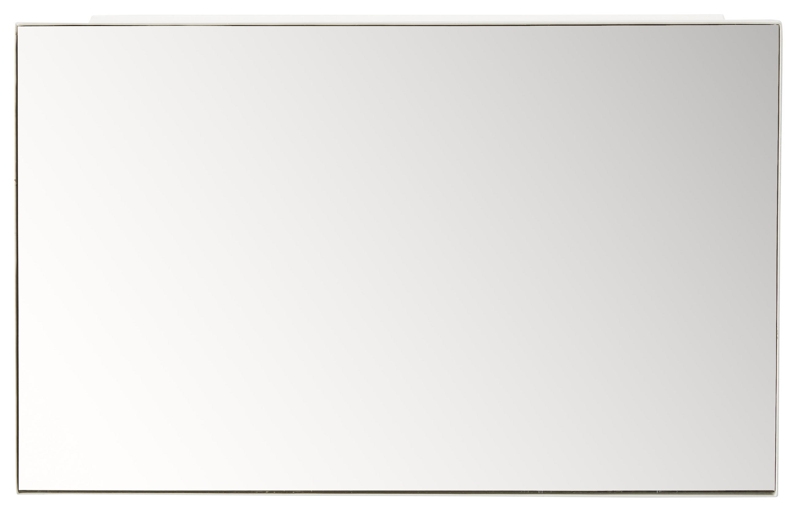 SCHLÜSSELKASTEN Weiß  - Weiß, MODERN, Glas/Metall (28/19/4cm)