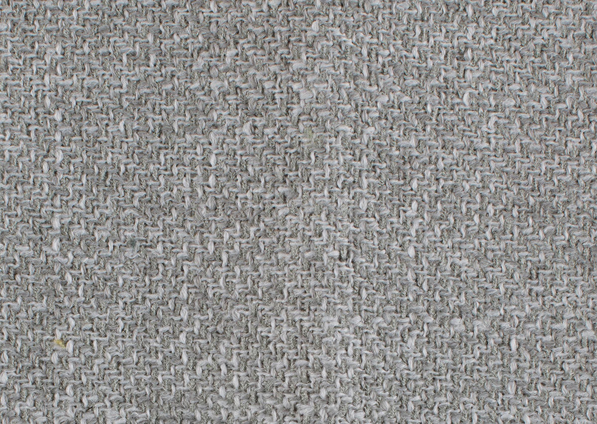 ECKSOFA in Flachgewebe Hellgrau  - Hellgrau/Schwarz, Design, Textil/Metall (310/250cm) - Moderano