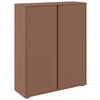 SCHUHSCHRANK  in 97,5/120/33,8 cm  - Anthrazit/Terracotta, Design, Holzwerkstoff/Kunststoff (97,5/120/33,8cm) - Xora