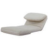 BÄDDFÅTÖLJ i manchester beige  - beige, Design, metall/textil (82/58/78cm) - Livetastic