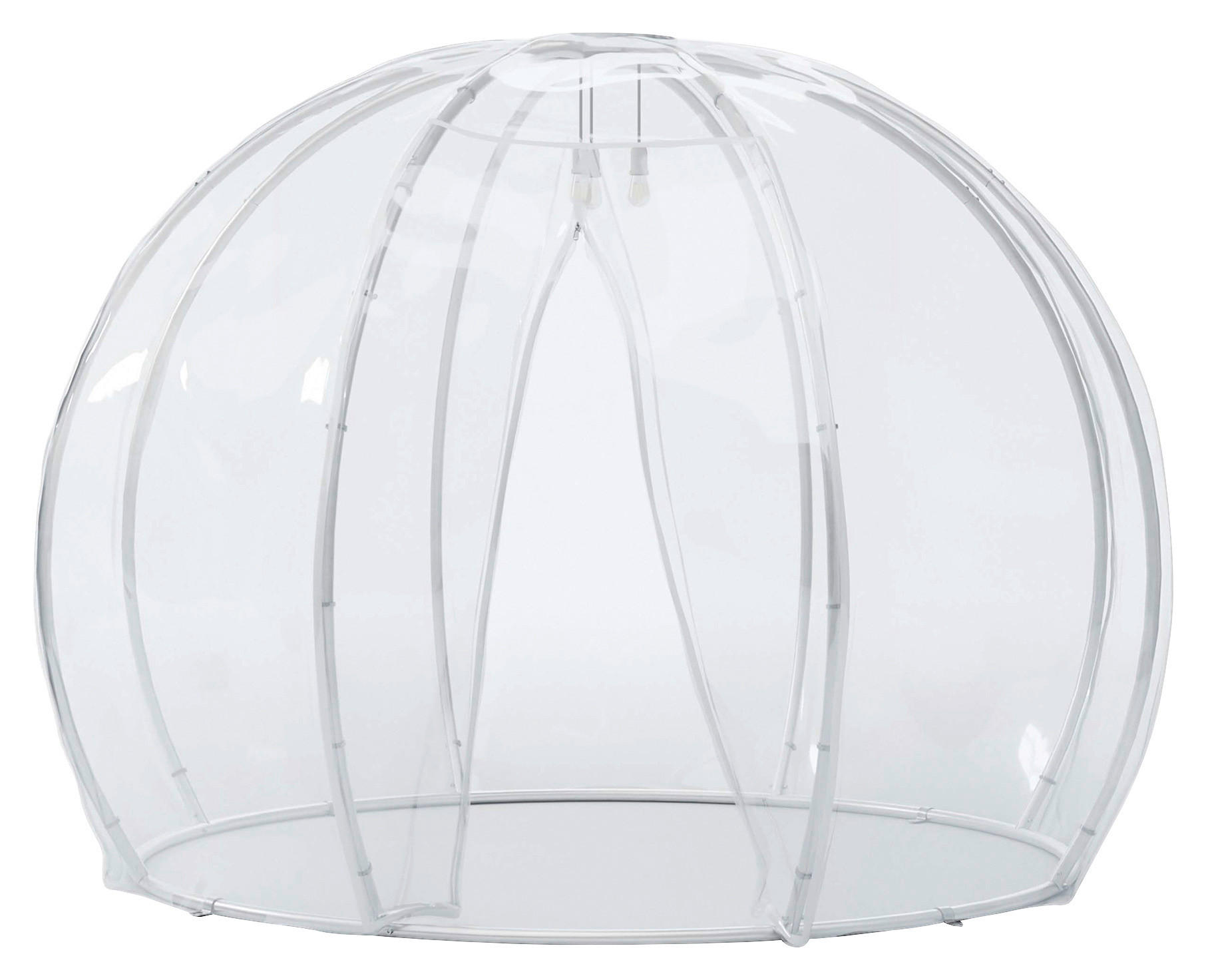 PAVILLON 484/275/484 cm Aluminium  - Transparent/Silberfarben, Basics, Kunststoff/Metall (484/275/484cm)
