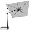 AMPELSCHIRM 210x210 cm  - Anthrazit/Hellgrau, Basics, Textil/Metall (210/210cm) - Doppler