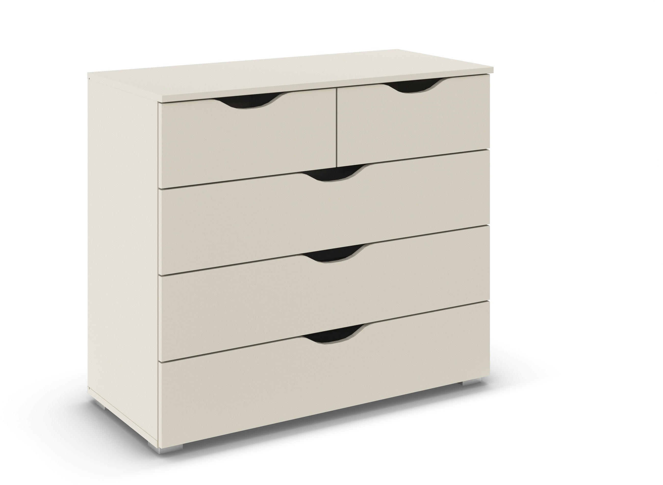 KOMMODE 93/81/42 cm  in Champagner  - Champagner/Silberfarben, Basics, Holzwerkstoff (93/81/42cm) - Boxxx