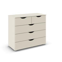 KOMMODE 93/81/42 cm  in Champagner  - Champagner/Silberfarben, Basics, Holzwerkstoff (93/81/42cm) - Boxxx