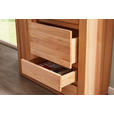 HIGHBOARD 99/140/38 cm  - Kernbuche/Grau, KONVENTIONELL, Glas/Holz (99/140/38cm) - Voleo