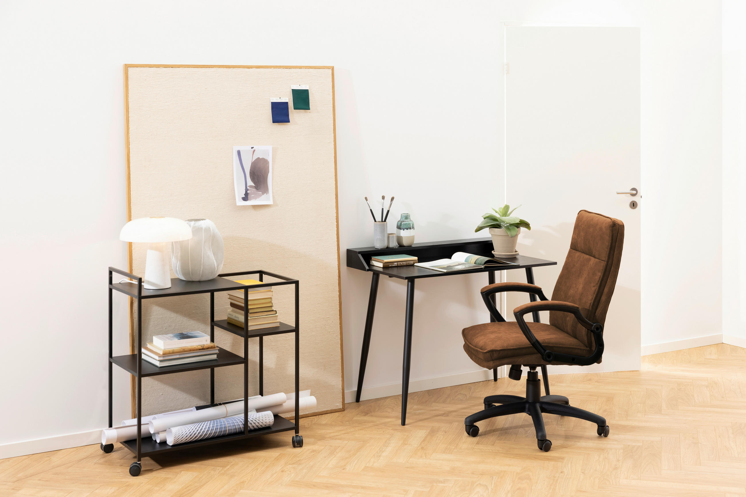 SNURRSTOL  i svart, ljusbrun  - ljusbrun/svart, Trend, textil/plast (67/115/69,5cm) - Best Price