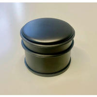 TÜRSTOPPER Metall  - Schwarz, Basics, Metall (9,5/7,5cm) - Justinus