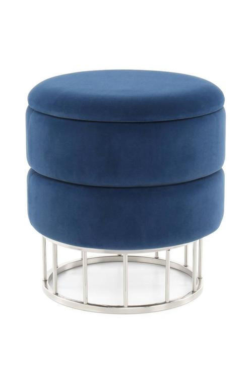 XXXL TABURETKA, kov, plast, textil, kompozitné drevo, 37,5/41/37,5 cm