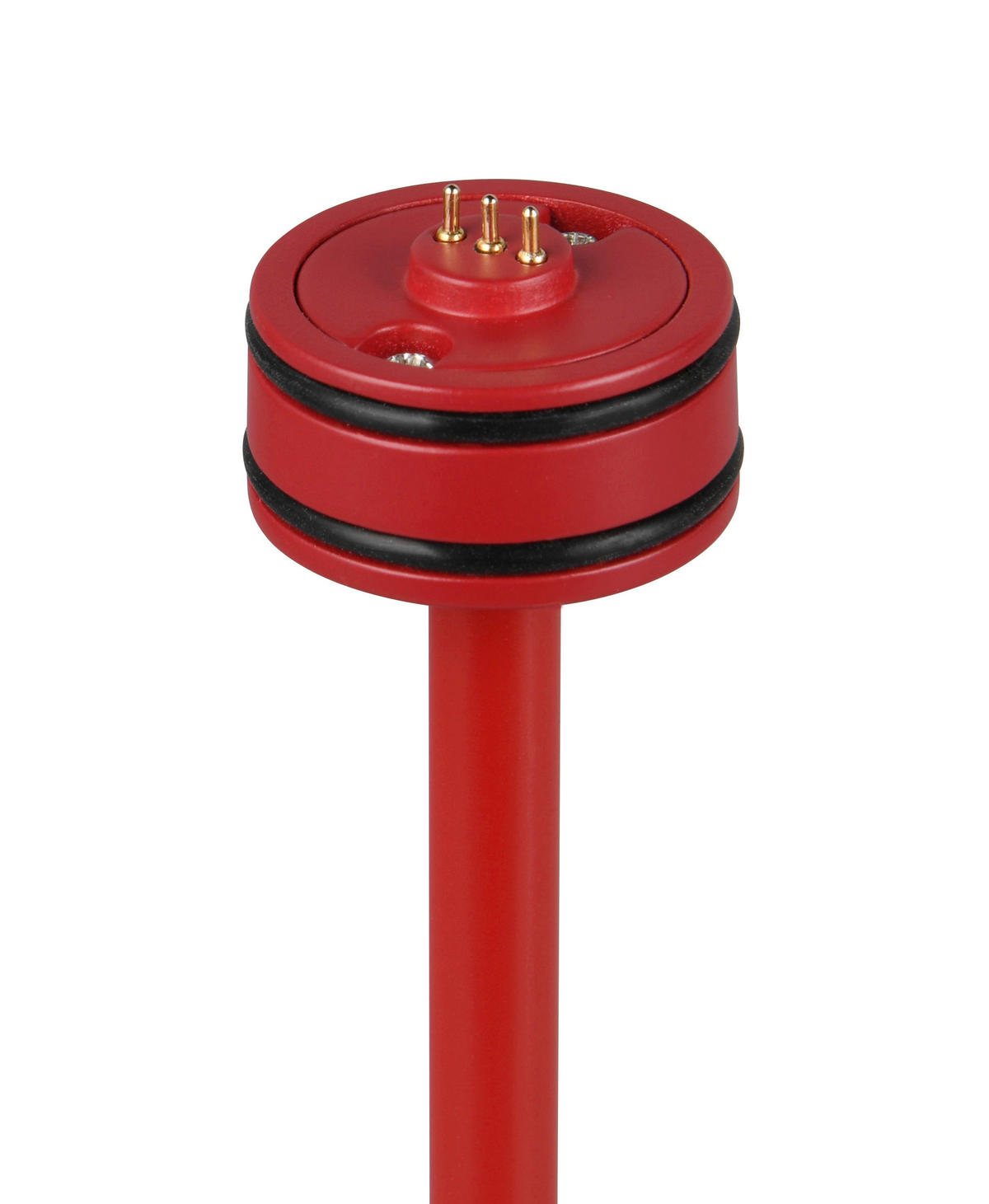 AKKU-TISCHLEUCHTE - Rot, Trend, Metall (13,5/39cm)