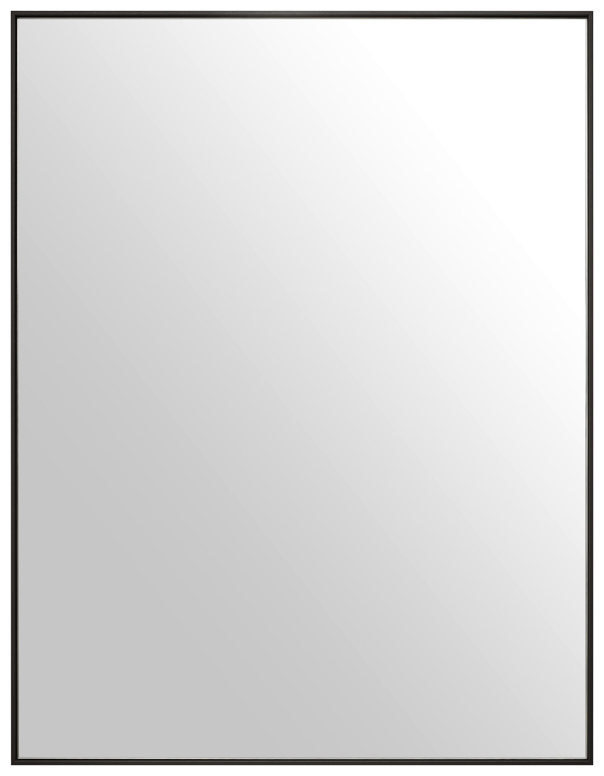WANDSPIEGEL 60/77/3 cm  - Anthrazit, Design, Glas/Holzwerkstoff (60/77/3cm) - Dieter Knoll