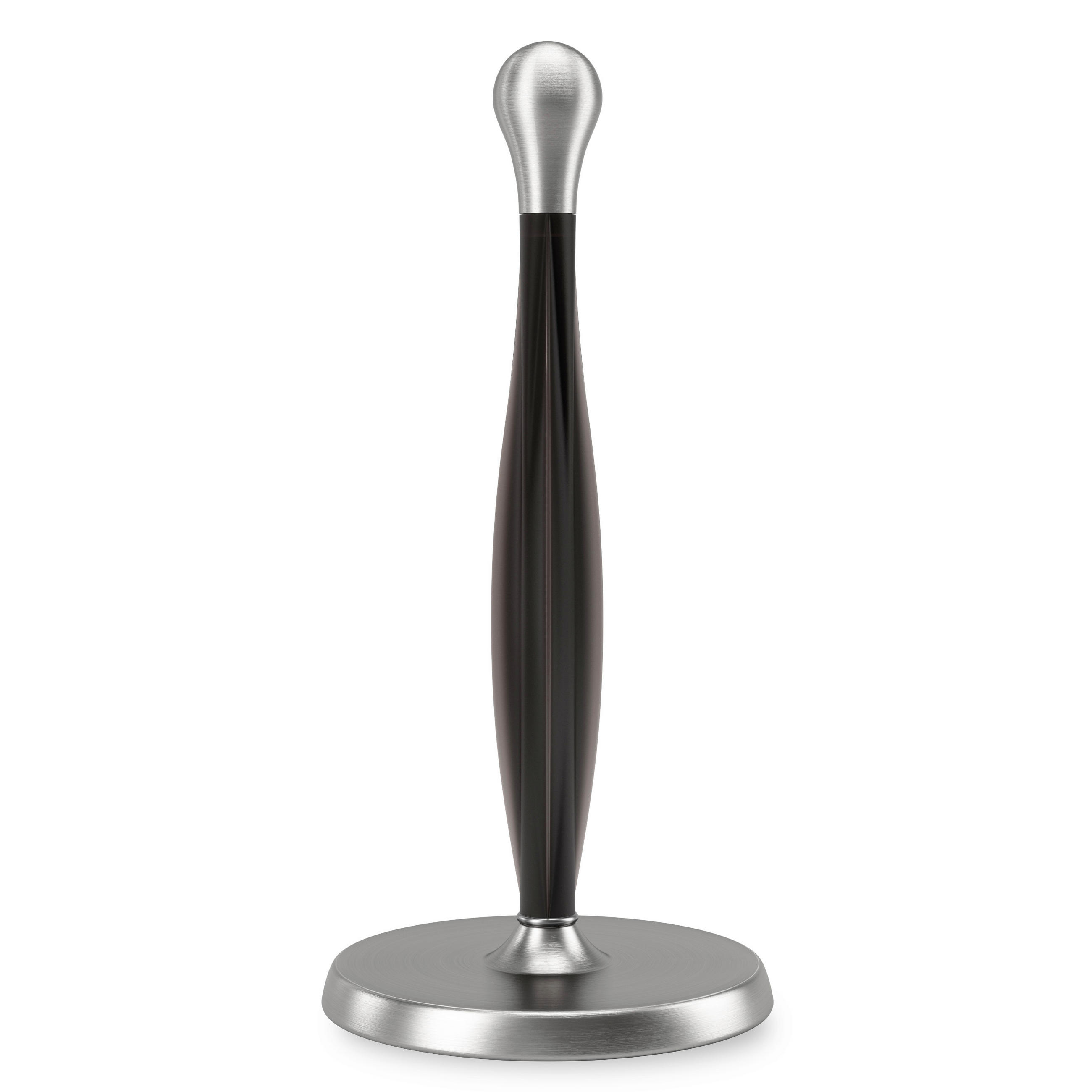 DRŽALO ZA KUHINJSKE BRISAČE  Tug       17/34/17 cm            - srebrne barve/črna, Basics, kovina/umetna masa (17/34/17cm) - Umbra