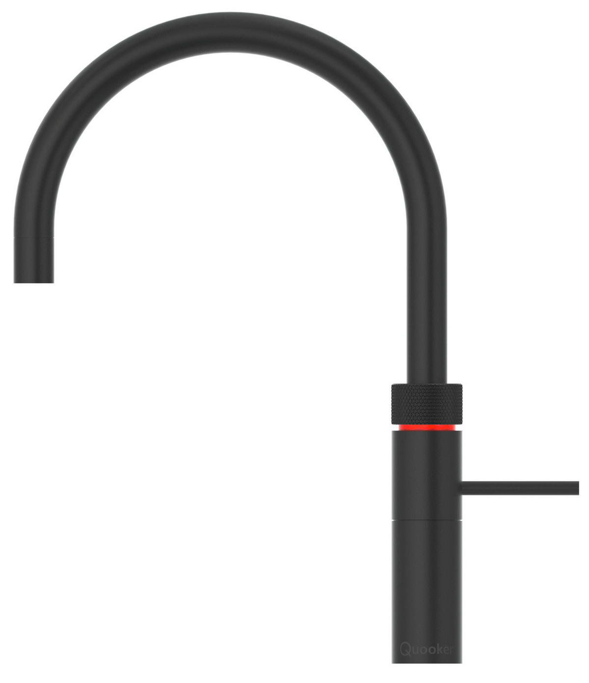 KÜCHENARMATUR - Schwarz, Basics, Metall (24/36,6cm) - Quooker