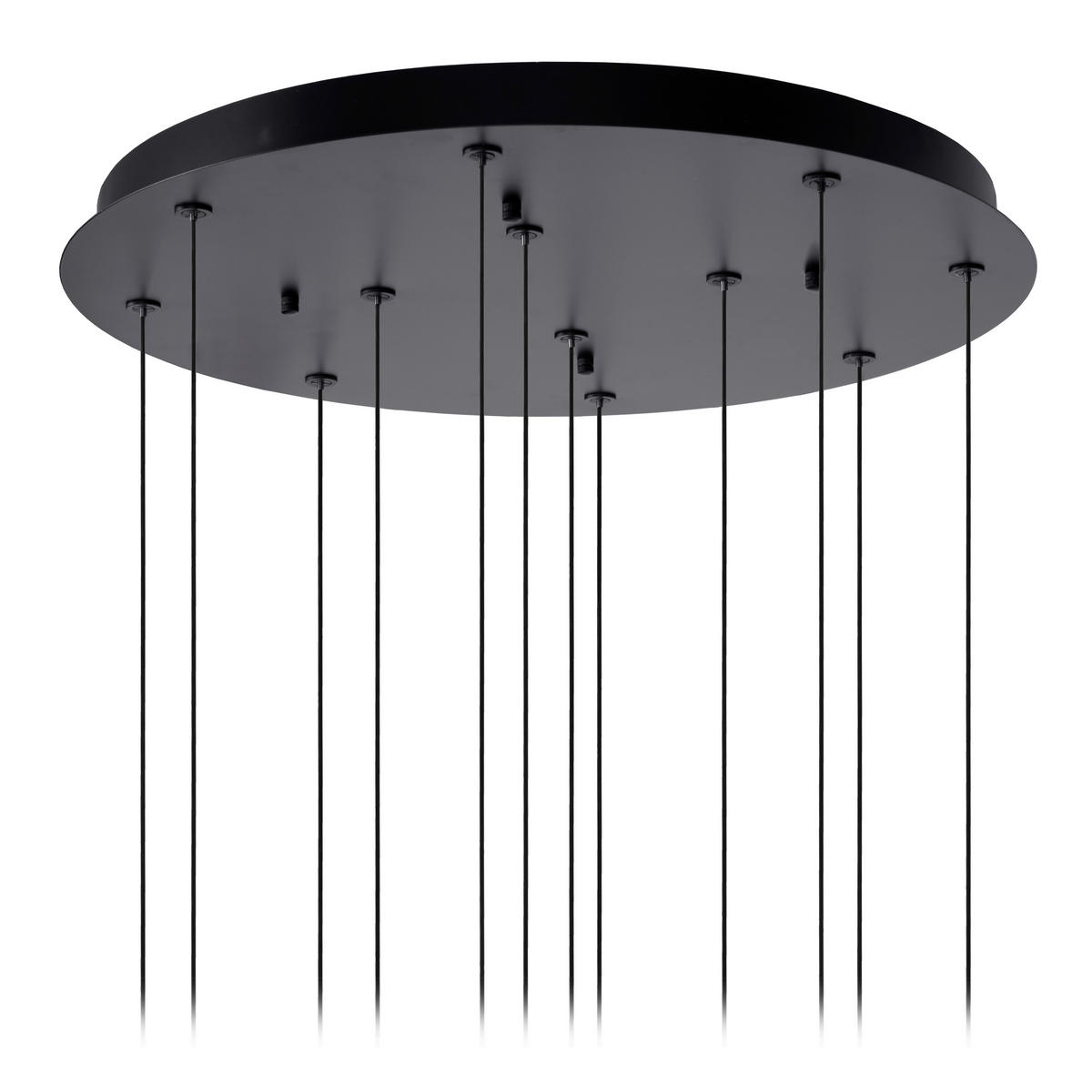 LED-HÄNGELEUCHTE GISELA 61/61/61 cm  - Transparent, Design, Glas (61/61/61cm) - Lucide